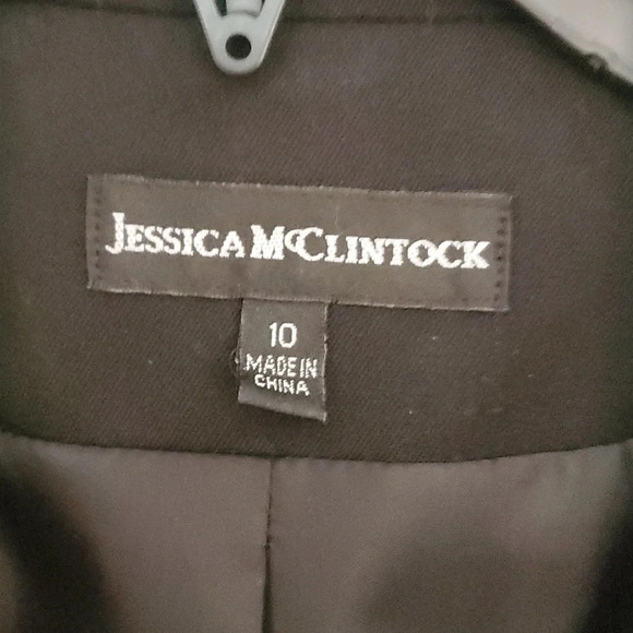 Jessica McClintock Womens Black Blazer/Jacket sz10 - Picture 2 of 10